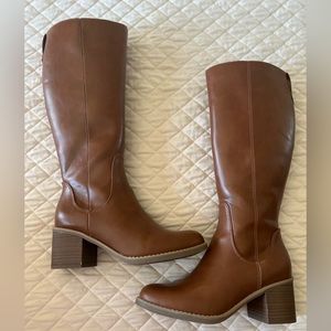 Universal Thread brown knee high boots